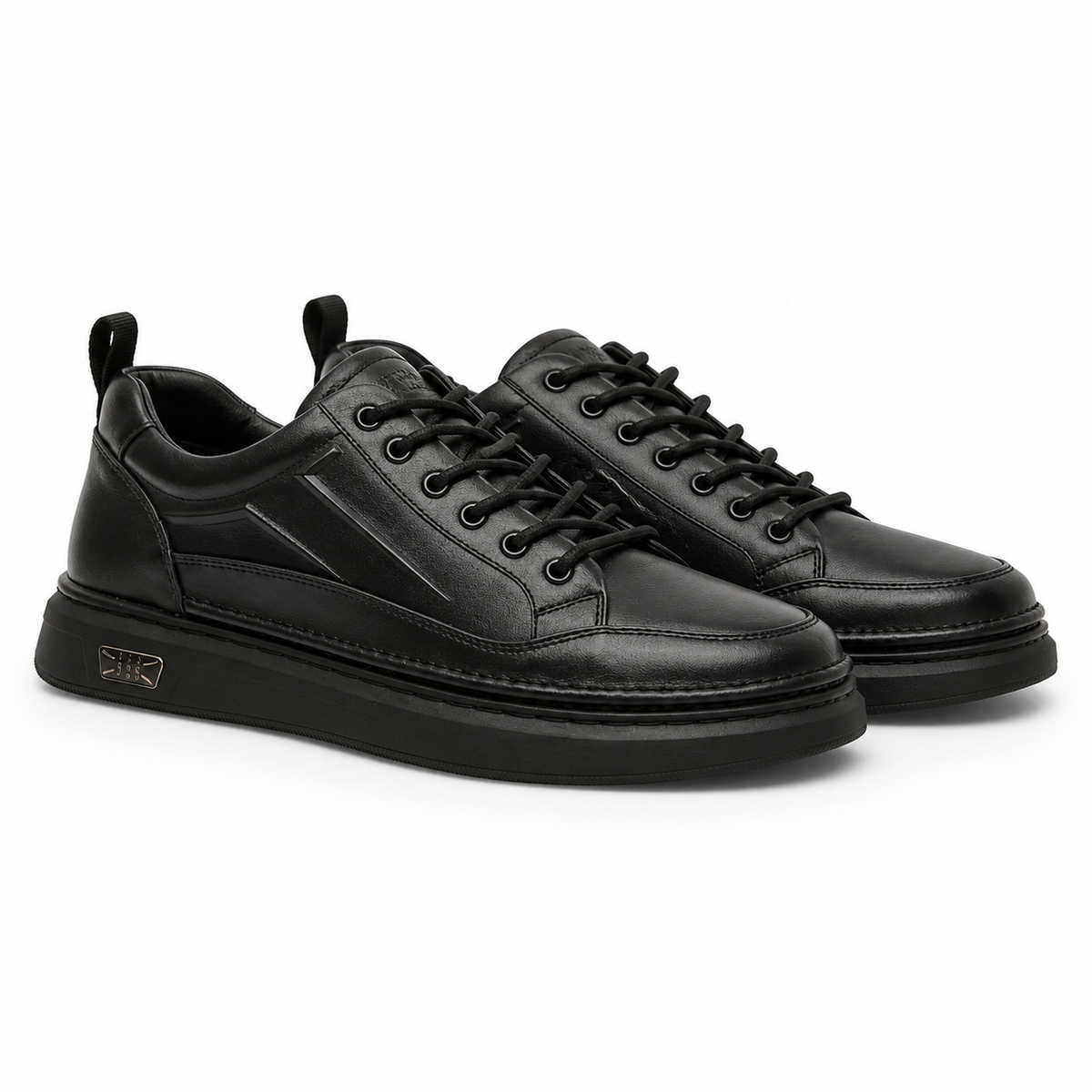 Pantofi Casual Bărbați Mels W27011 Negru - Piele Naturală