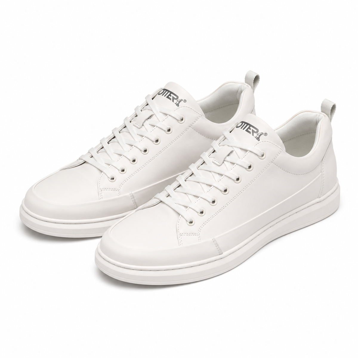PANTOFI CASUAL BARBATI OTTER 220019B 13-N ALBI