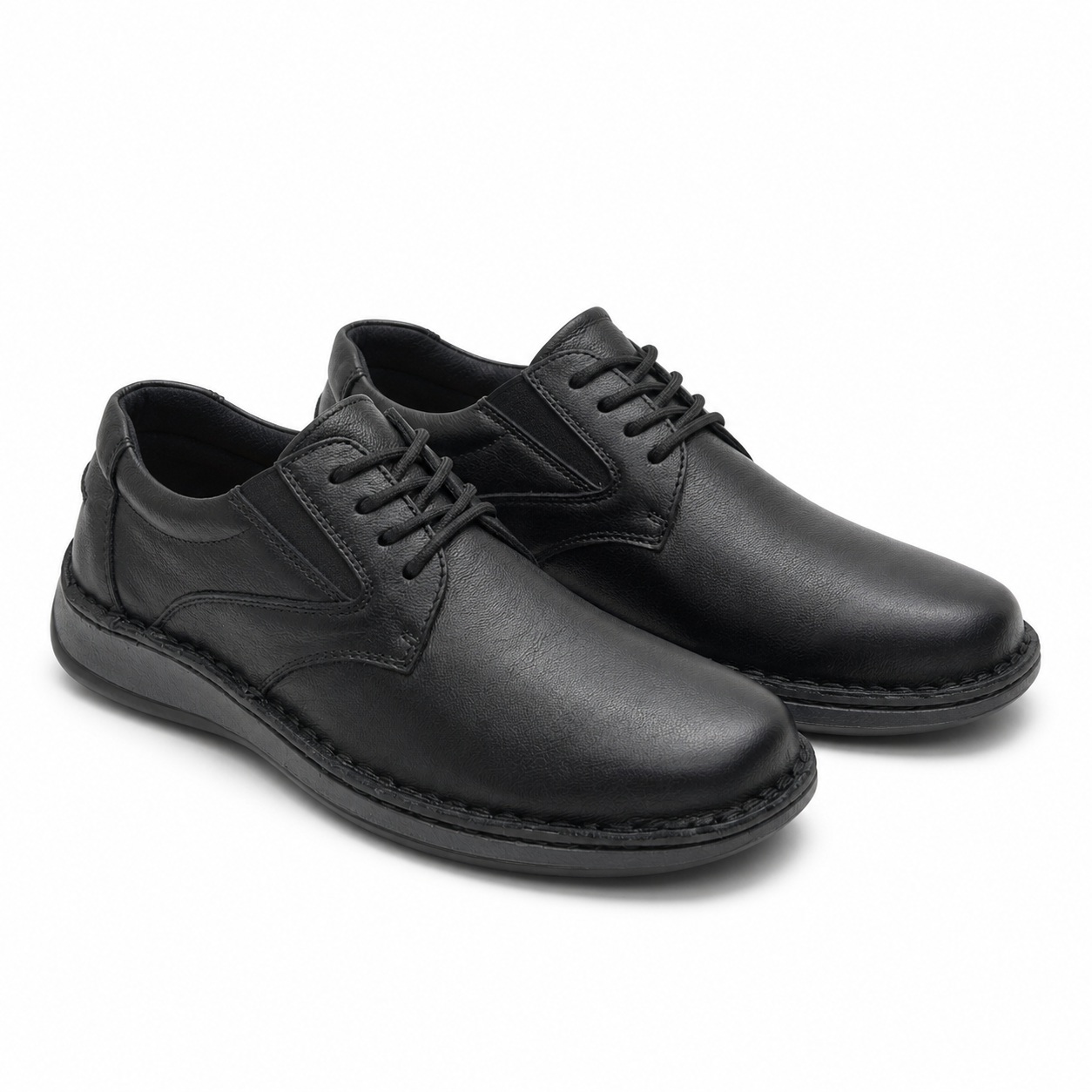 Pantofi Casual Bărbați Otter 80007A 01-N Negru - Piele Naturală