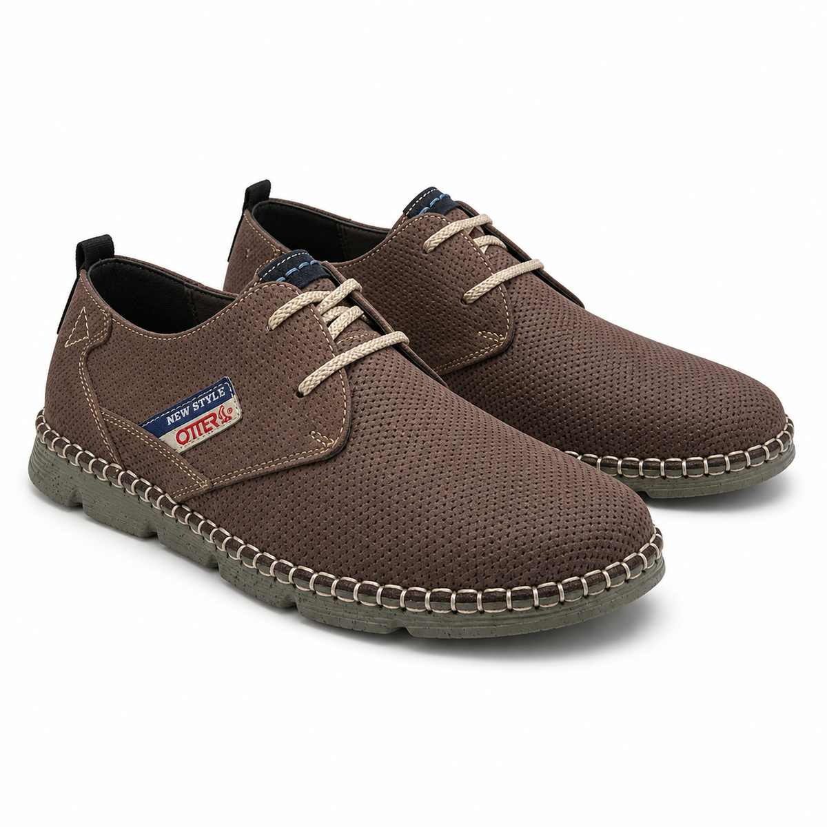PANTOFI CASUAL BARBATI OTTER OT2818 14-I GREY SUEDE