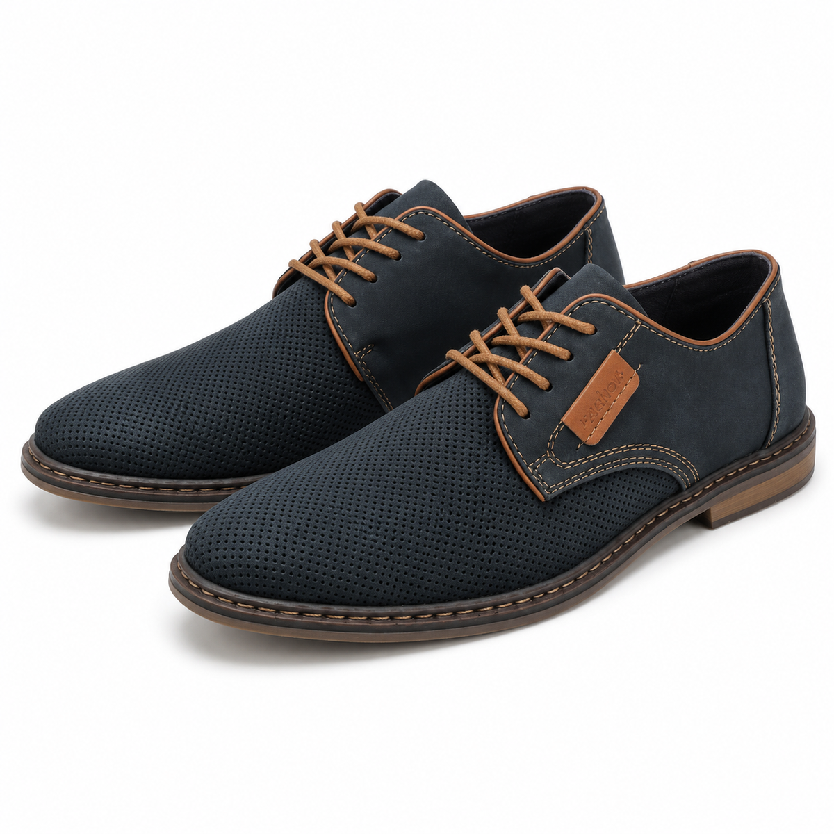 PANTOFI CASUAL BARBATI RIEKER 13439-14 BLEUMARIN NUBUCK