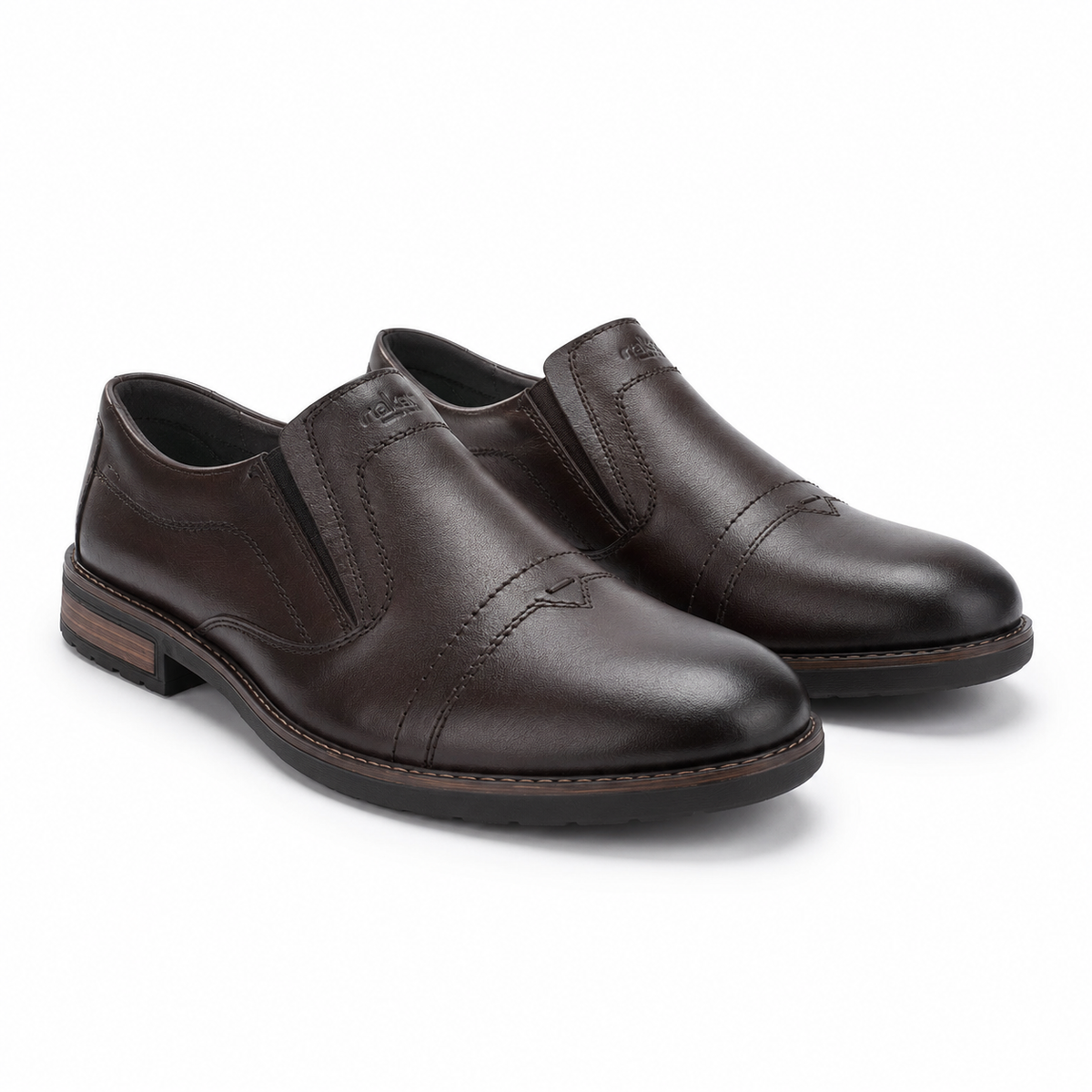 PANTOFI CASUAL BARBATI RIEKER 14654-25 MARO INCHIS