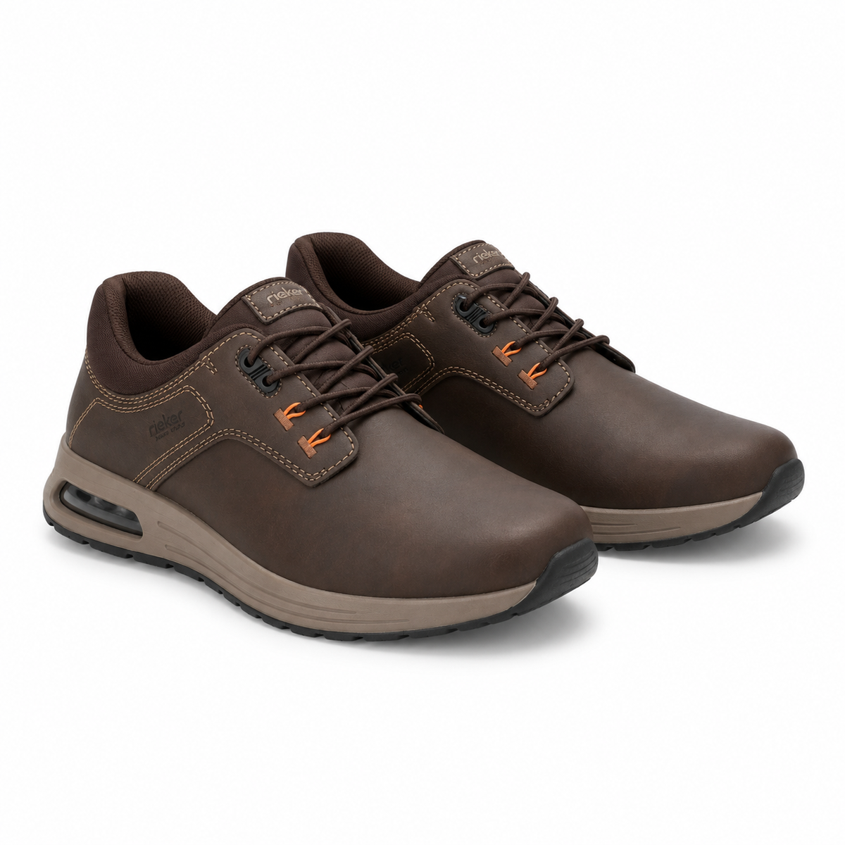 PANTOFI CASUAL BARBATI RIEKER B1051-25 MARO