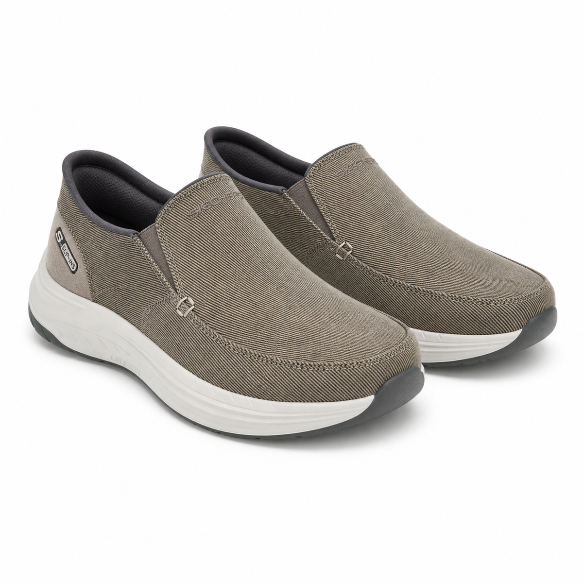 PANTOFI CASUAL BARBATI SKECHERS 205356 TPE TAUPE