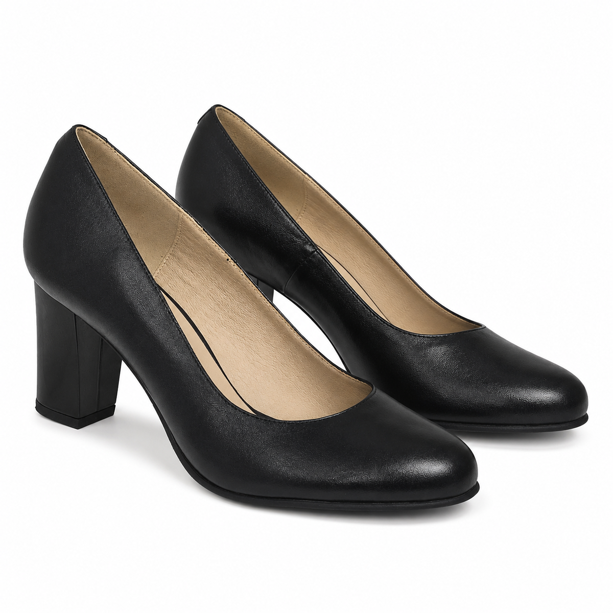 Pantofi Eleganți Damă ANTONIO 23336 Negru – Piele Naturală