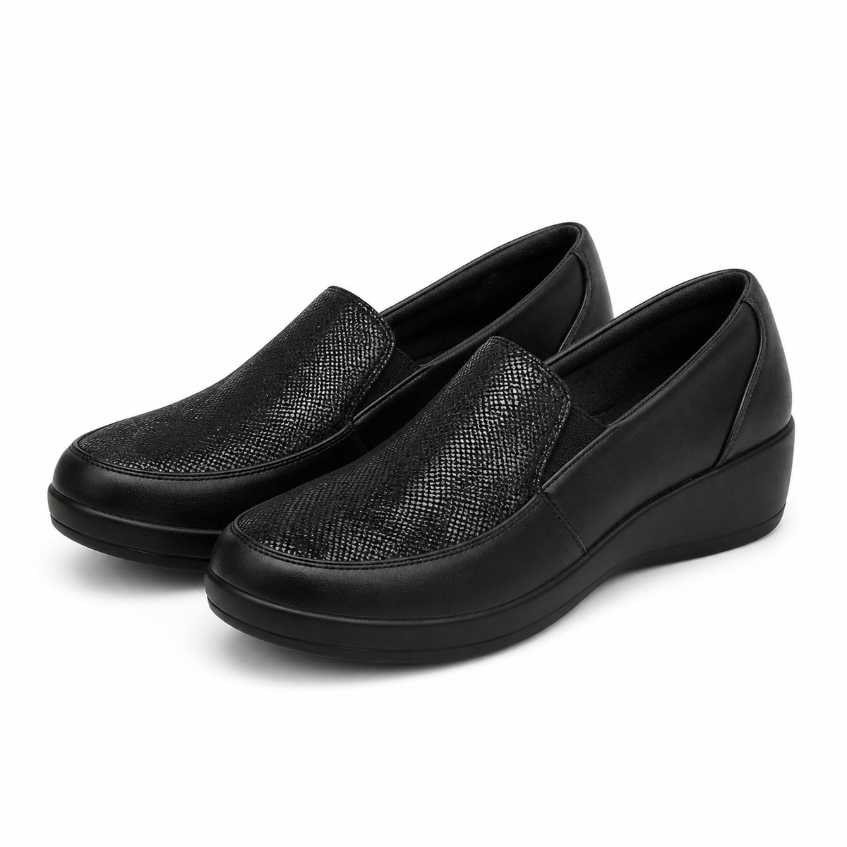 PANTOFI CASUAL DAMA CAPRICE 24352-45 033 NEGRI + REPTIL
