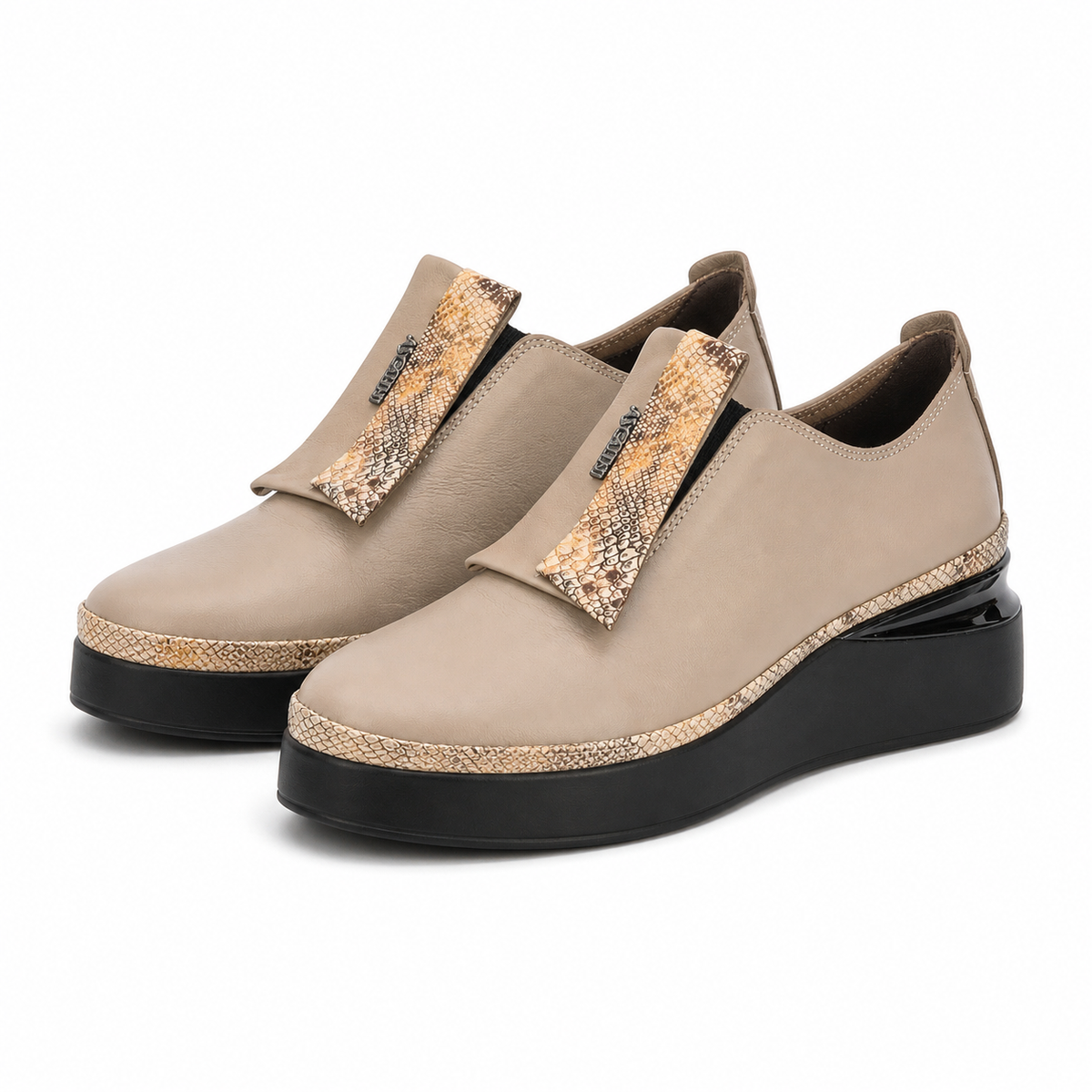 PANTOFI CASUAL DAMA DOGATI 061 242325 NUDE