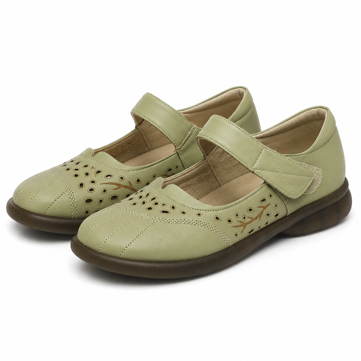 PANTOFI CASUAL DAMA FORMAZIONE 31682 VERDE OLIVE