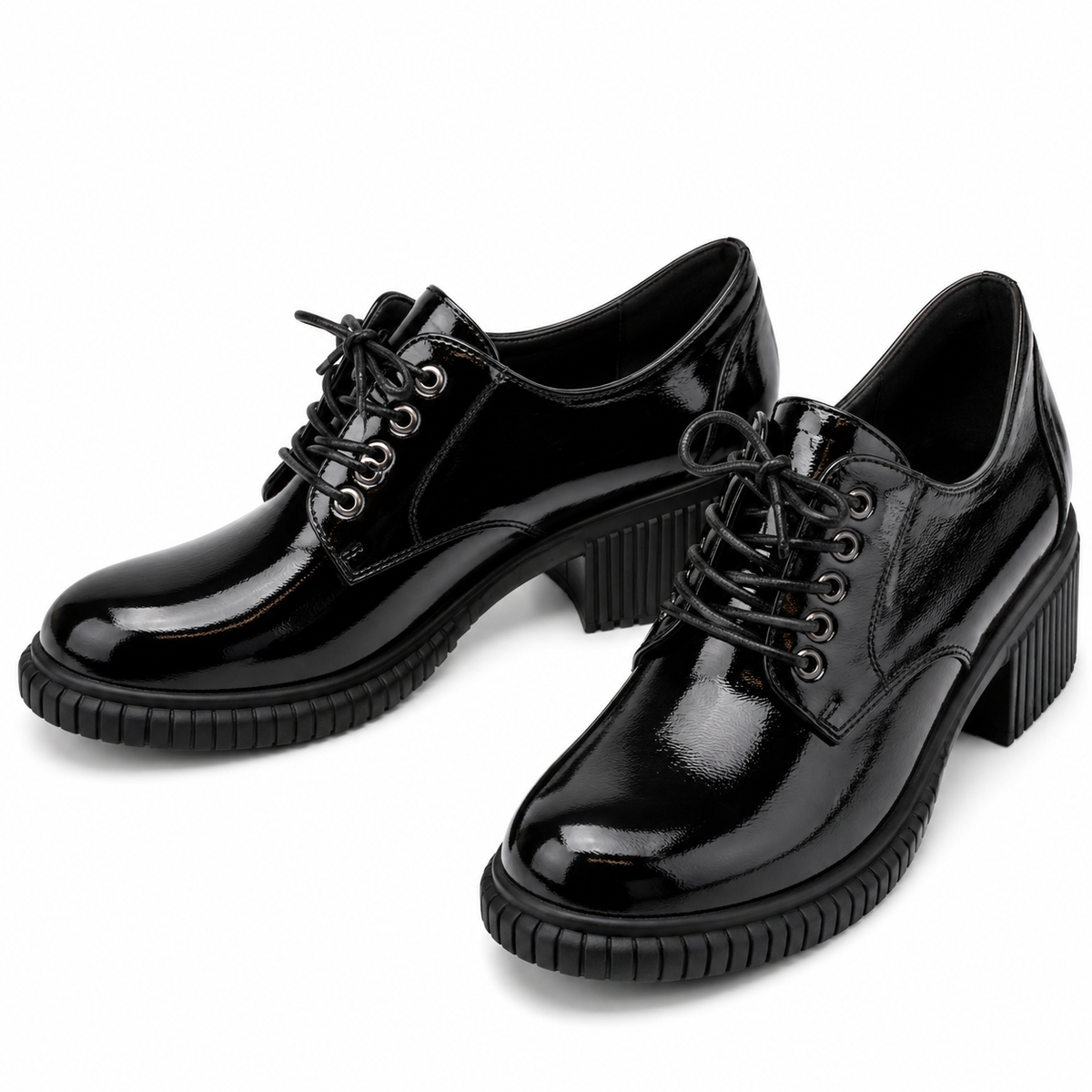 PANTOFI CASUAL DAMA PASS 21601 01-L NEGRI LAC