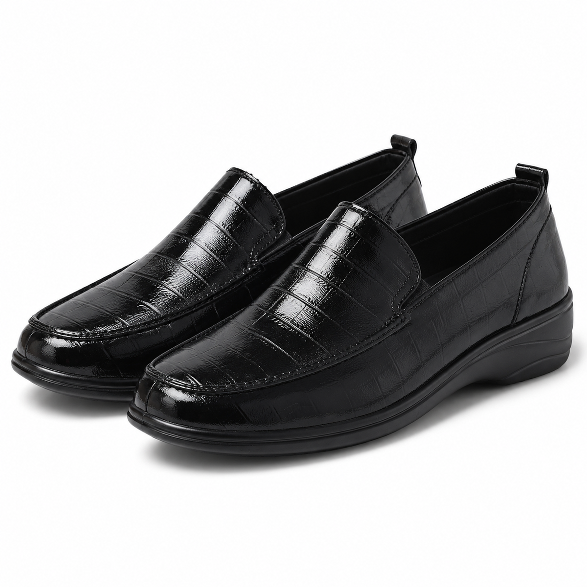 PANTOFI CASUAL DAMA PASS 400017 01-O NEGRI CROCO