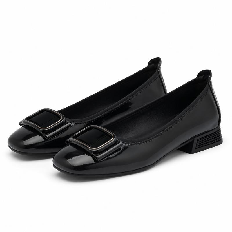 PANTOFI CASUAL DAMA PASS 40017B 01-L NEGRI LAC