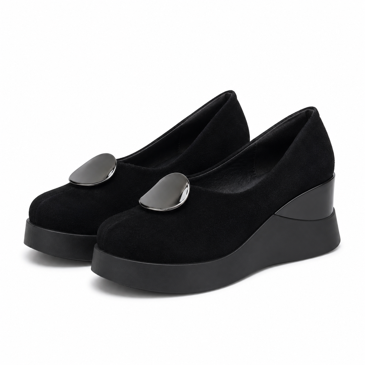 PANTOFI CASUAL DAMA PERLLA 1444-2 NEGRI VELUR