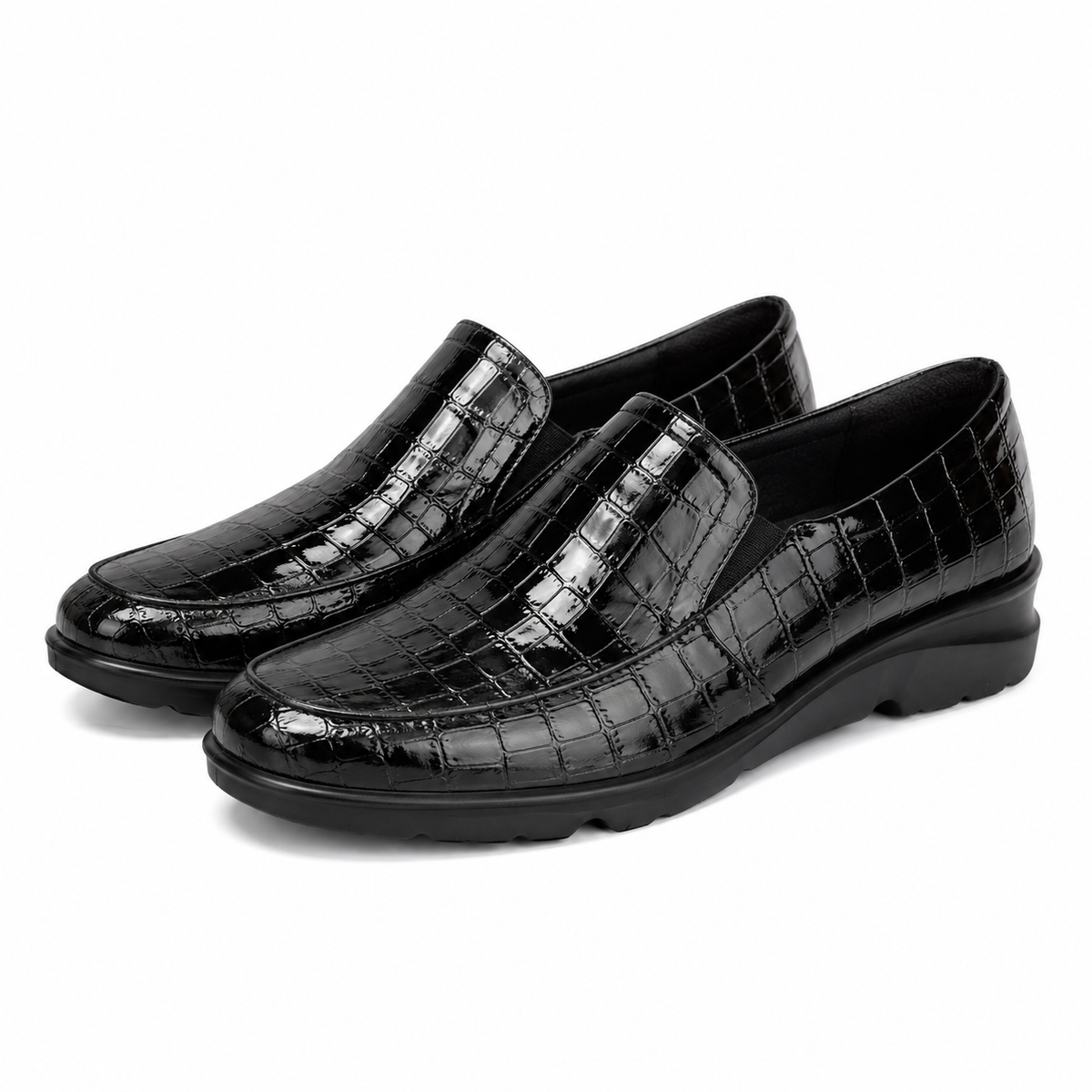 PANTOFI CASUAL DAMA PITILLOS 10003 NEGRI CROCO