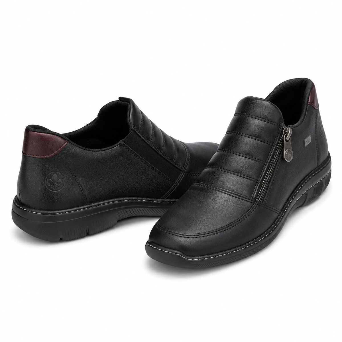PANTOFI CASUAL DAMA RIEKER 44268-00 NEGRI