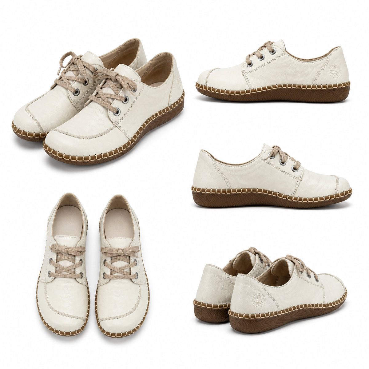 PANTOFI CASUAL DAMA RIEKER N2402-60 BEJ