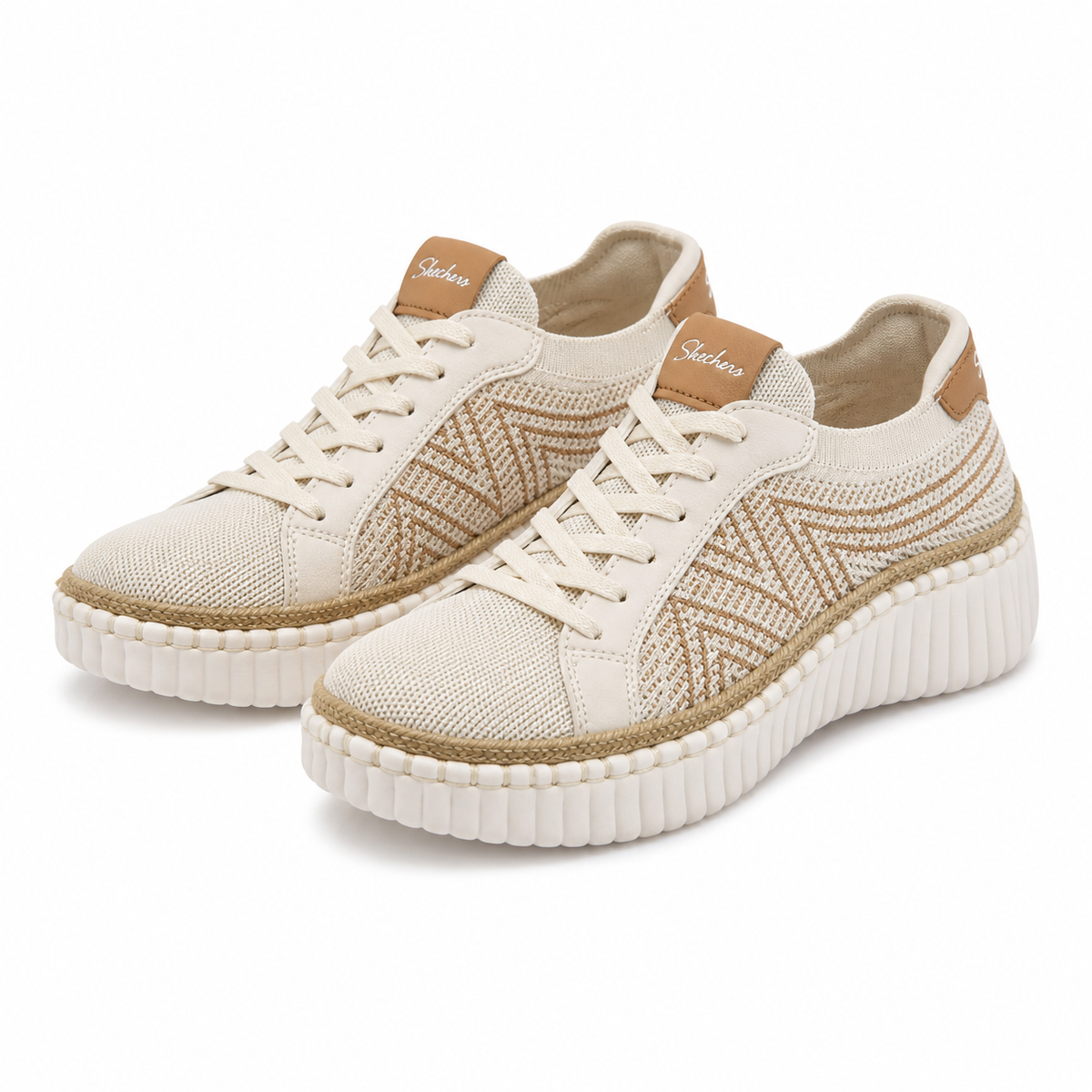 PANTOFI CASUAL DAMĂ SKECHERS 100716 OFWT CREM