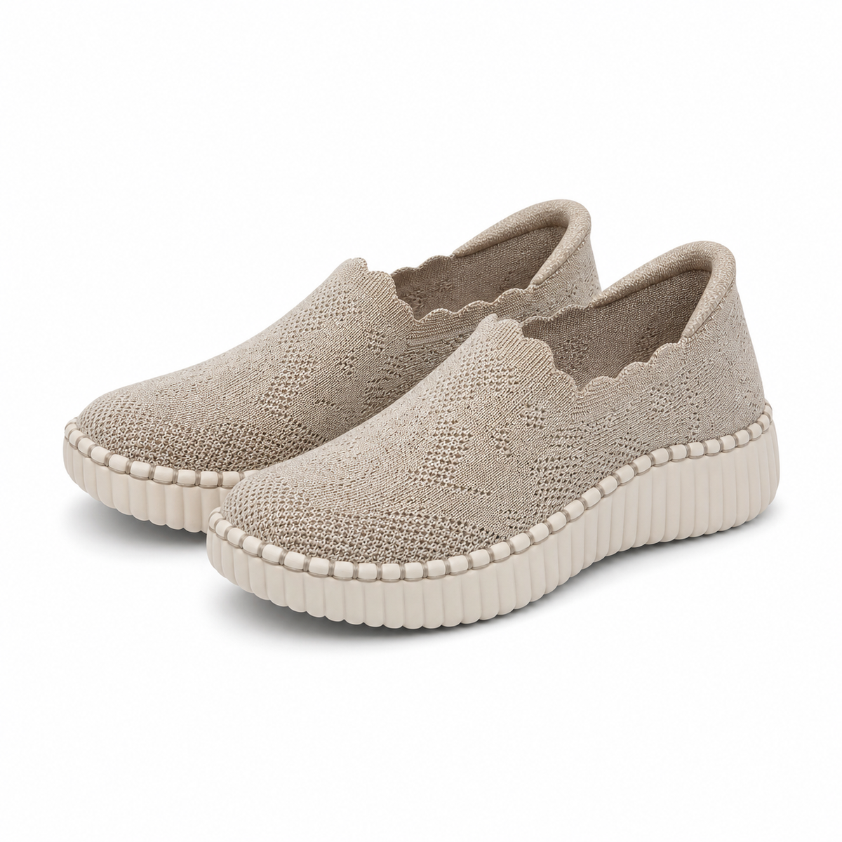 PANTOFI CASUAL DAMA SKECHERS 100904 TPE BEJ TAUPE