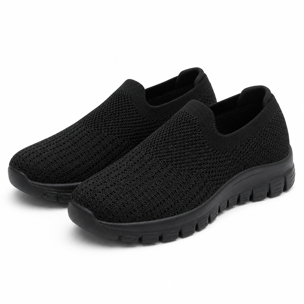 PANTOFI CASUAL DAMA SKECHERS 100962 BBK NEGRU