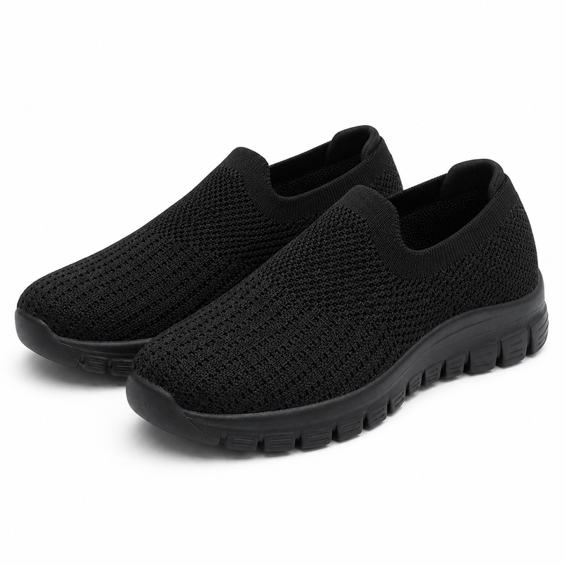 PANTOFI CASUAL DAMA SKECHERS 100962 BBK NEGRU