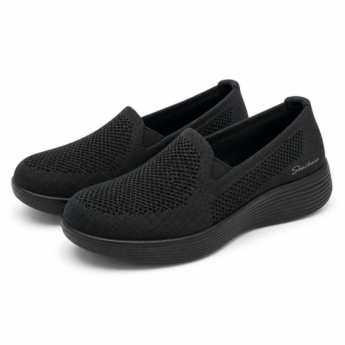 PANTOFI CASUAL DAMA SKECHERS 159089 BBK NEGRU