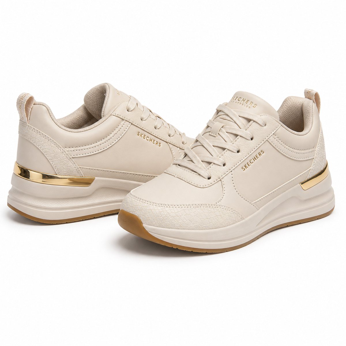 PANTOFI CASUAL DAMA SKECHERS 177345 OFWT OFF WHITE