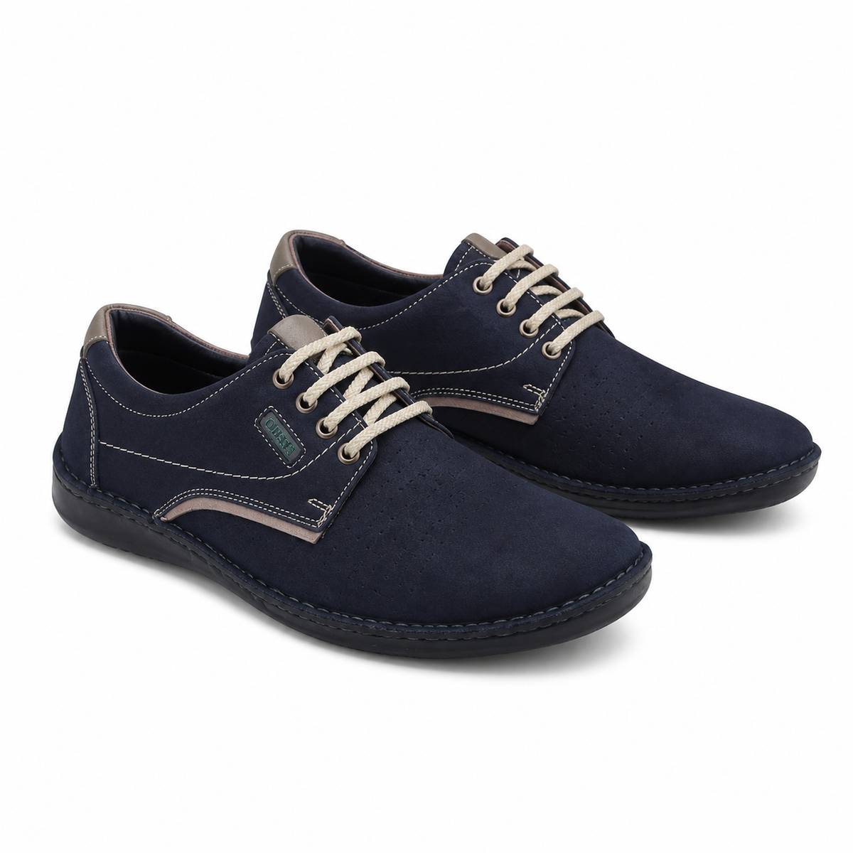 PANTOFI CASUAL PERFORATI BARBATI OTTER 9553 42-2 DARK NAVY