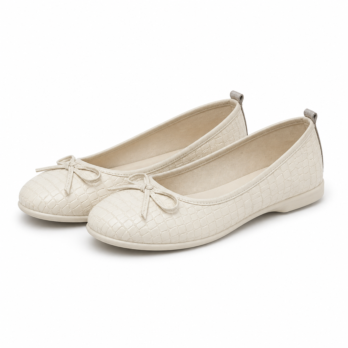 PANTOFI CASUAL PERFORATI DAMA KARISMA 60005B 52-O CREM CROCO