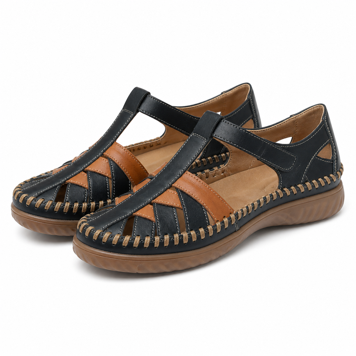 PANTOFI CASUAL PERFORATI DAMA PASS 60027C 42-N BLEUMARIN CU MARO
