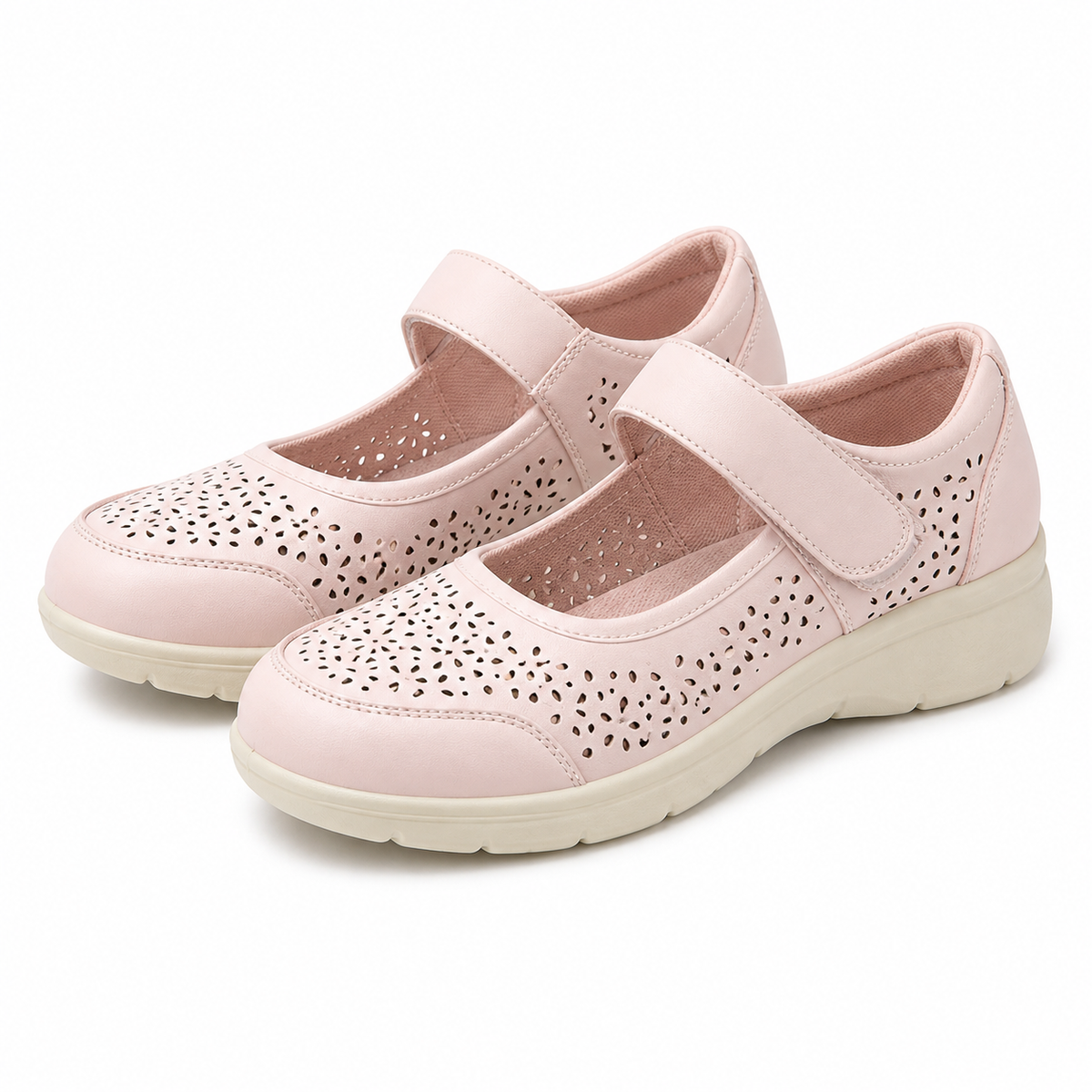 PANTOFI CASUAL PERFORATI DAMA PASS 860022C C5-N ROZ NUDE