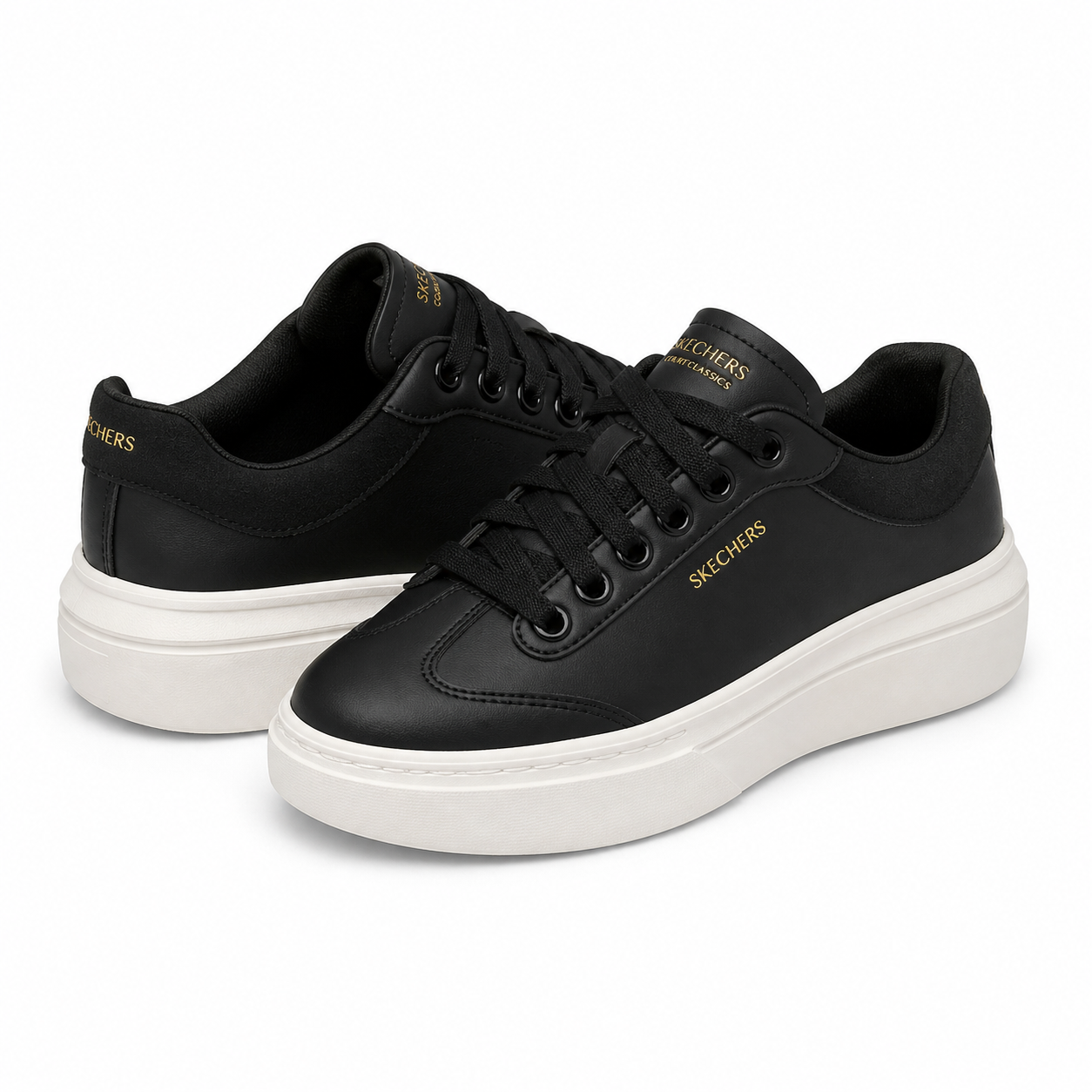 PANTOFI CASUAL SKECHERS 185060 BLK NEGRU