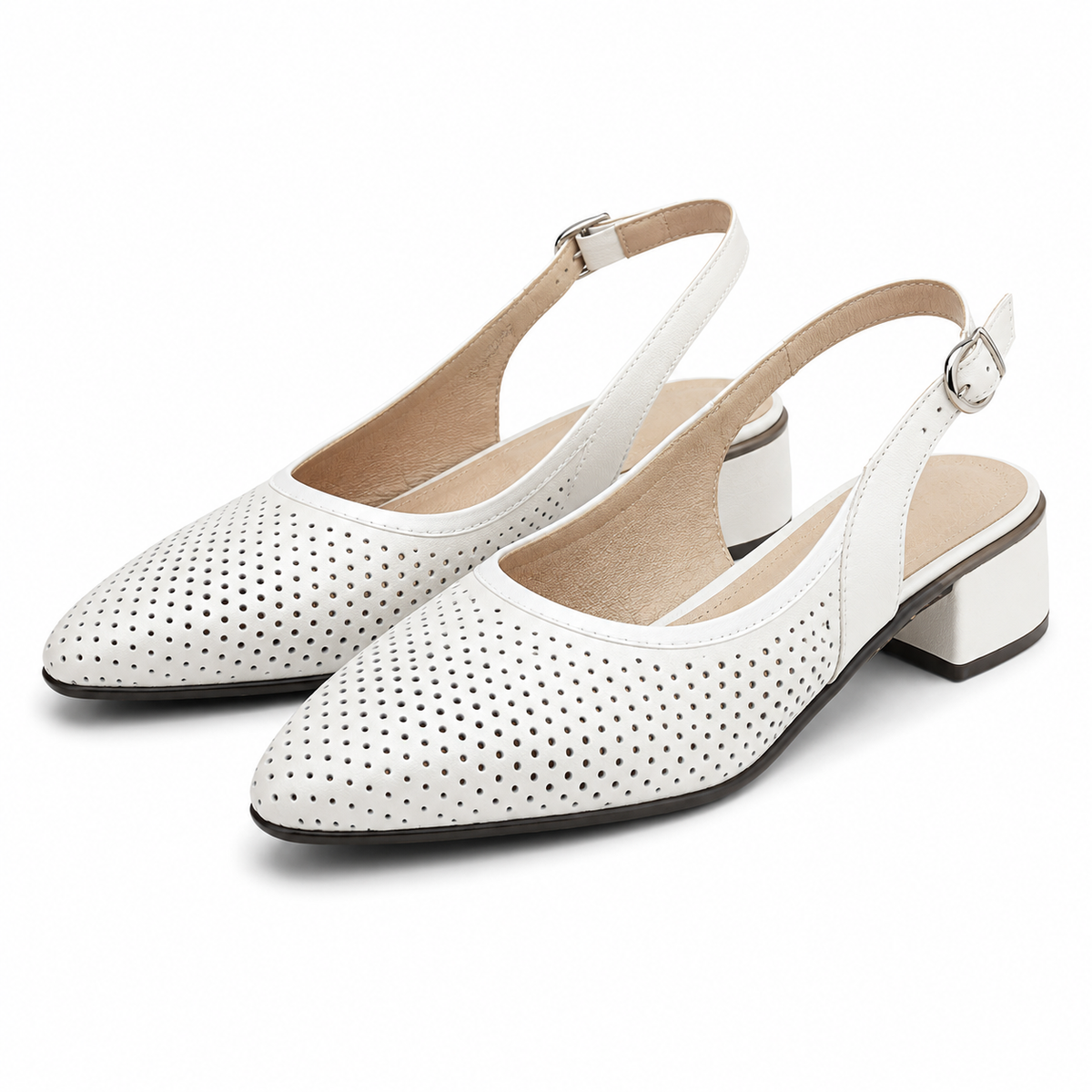 PANTOFI DECUPATI DAMA RIEKER 47066-80 CREM