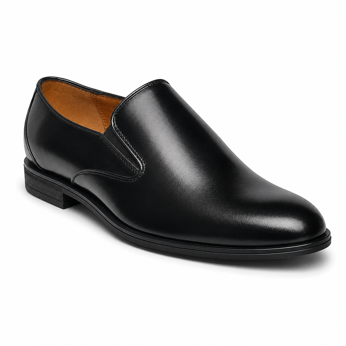 Pantofi Eleganți Bărbați CONHPOL 8172-0017 Negru – Piele Naturală