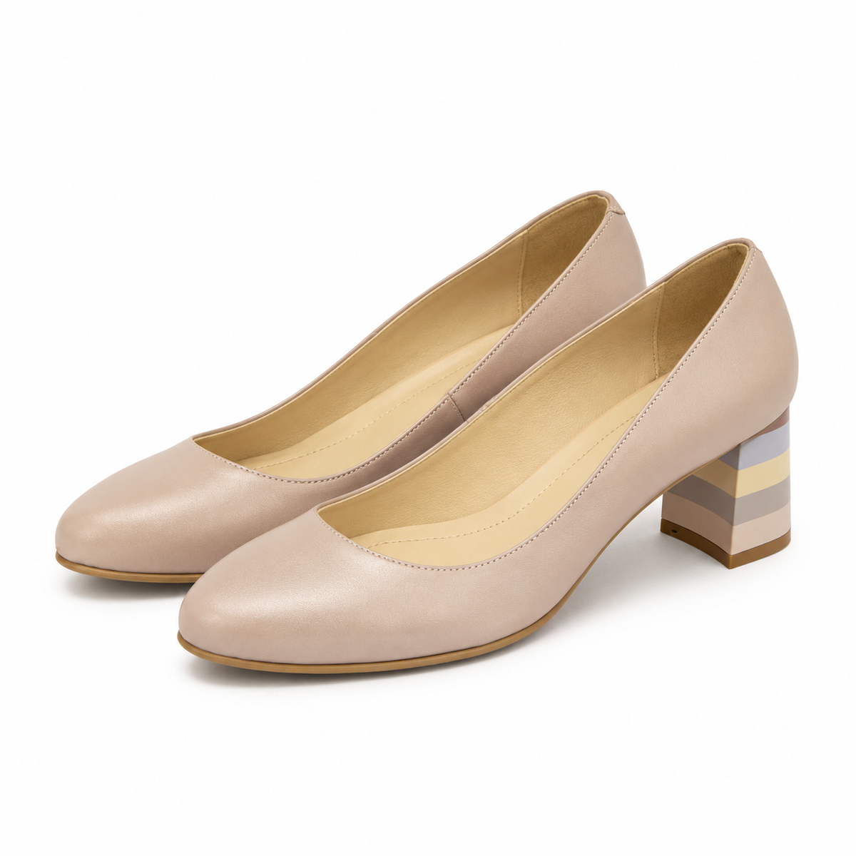 PANTOFI ELEGANȚI DAMĂ PERLLA 582-1 BEJ