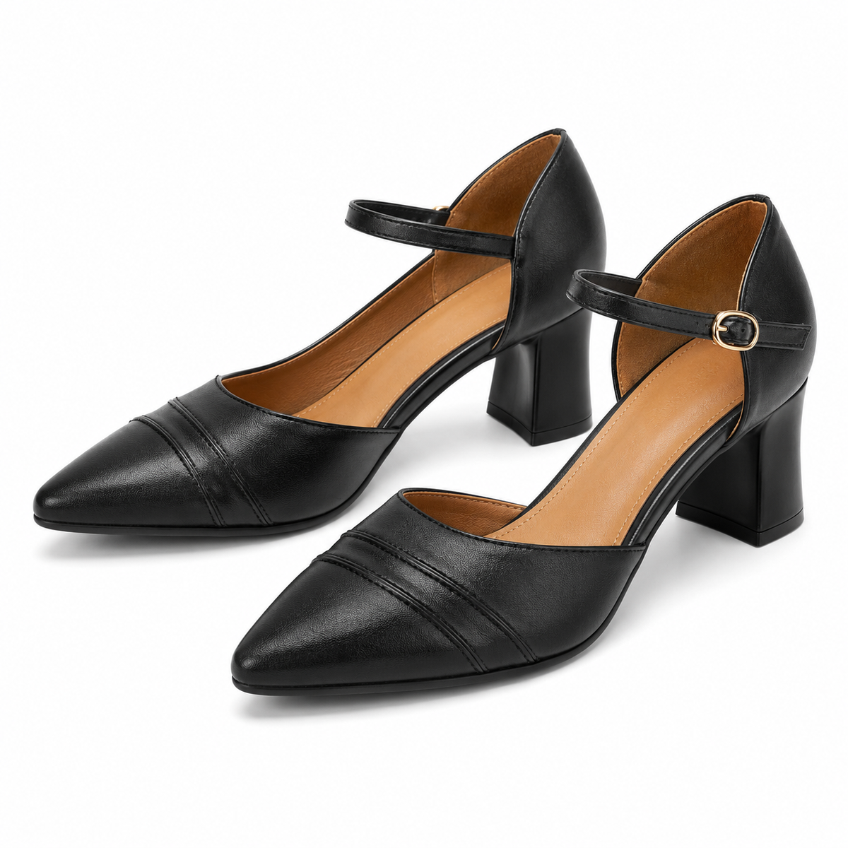 PANTOFI ELEGANȚI DECUPATI DAMA FORMAZIONE 83175 NEGRI