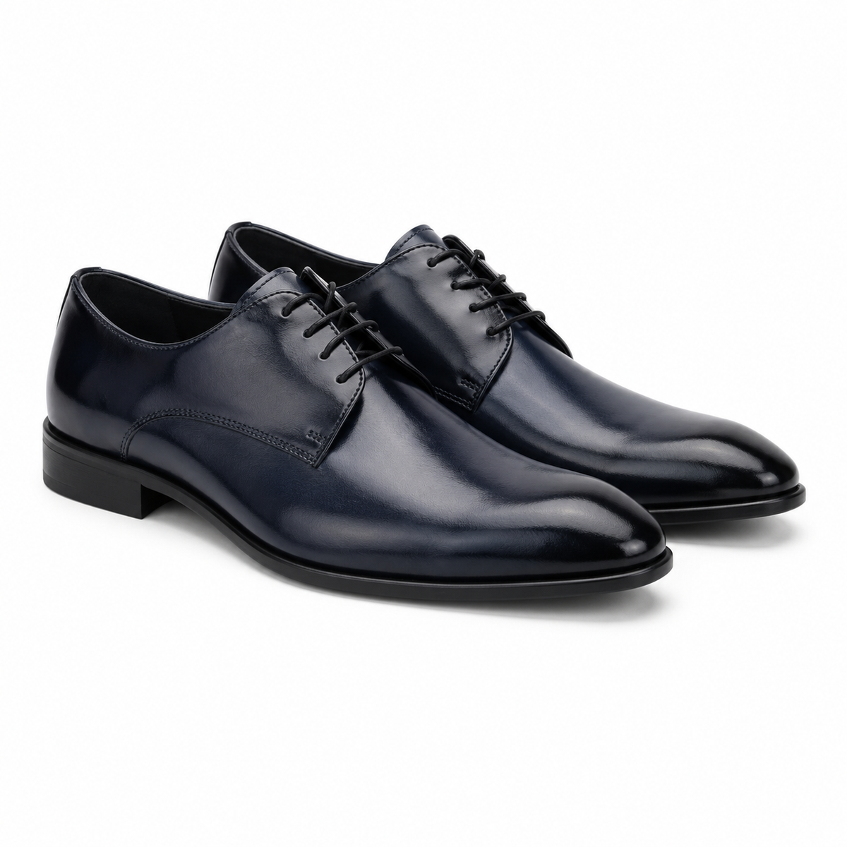 PANTOFI ELEGANTI BARBATI CONHPOL 8520-1287-00S01 ALBASTRI