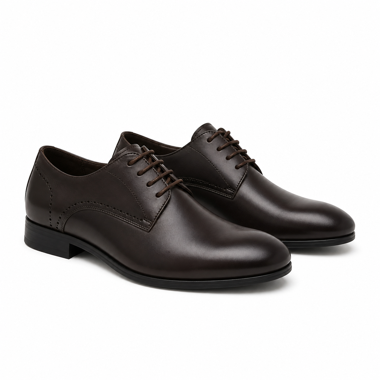 Pantofi Eleganti Bărbați Eldemas F606222-1 Maro Inchis - Piele Naturală