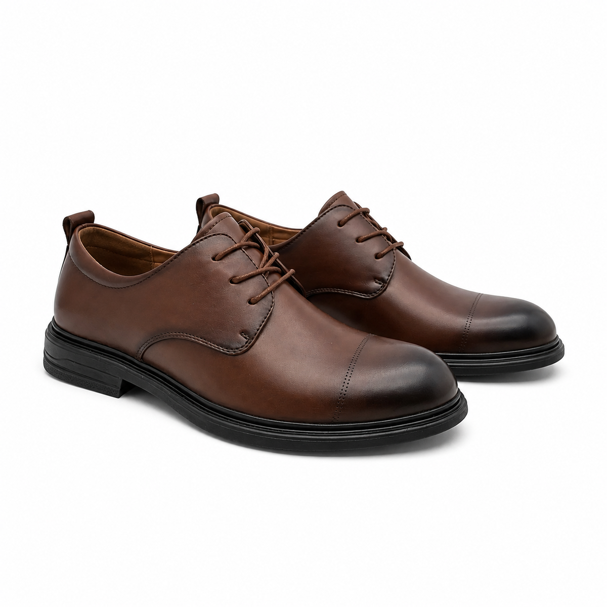 Pantofi Eleganti Bărbați Mels D17201 Maro - Piele Naturală