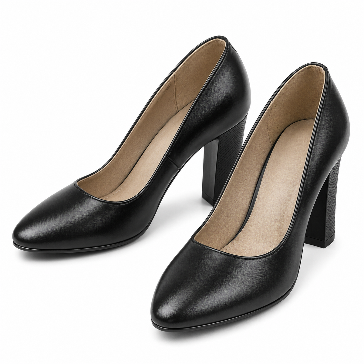 PANTOFI ELEGANTI DAMA ANTONIO 23336 NEGRI CU TOC FORO