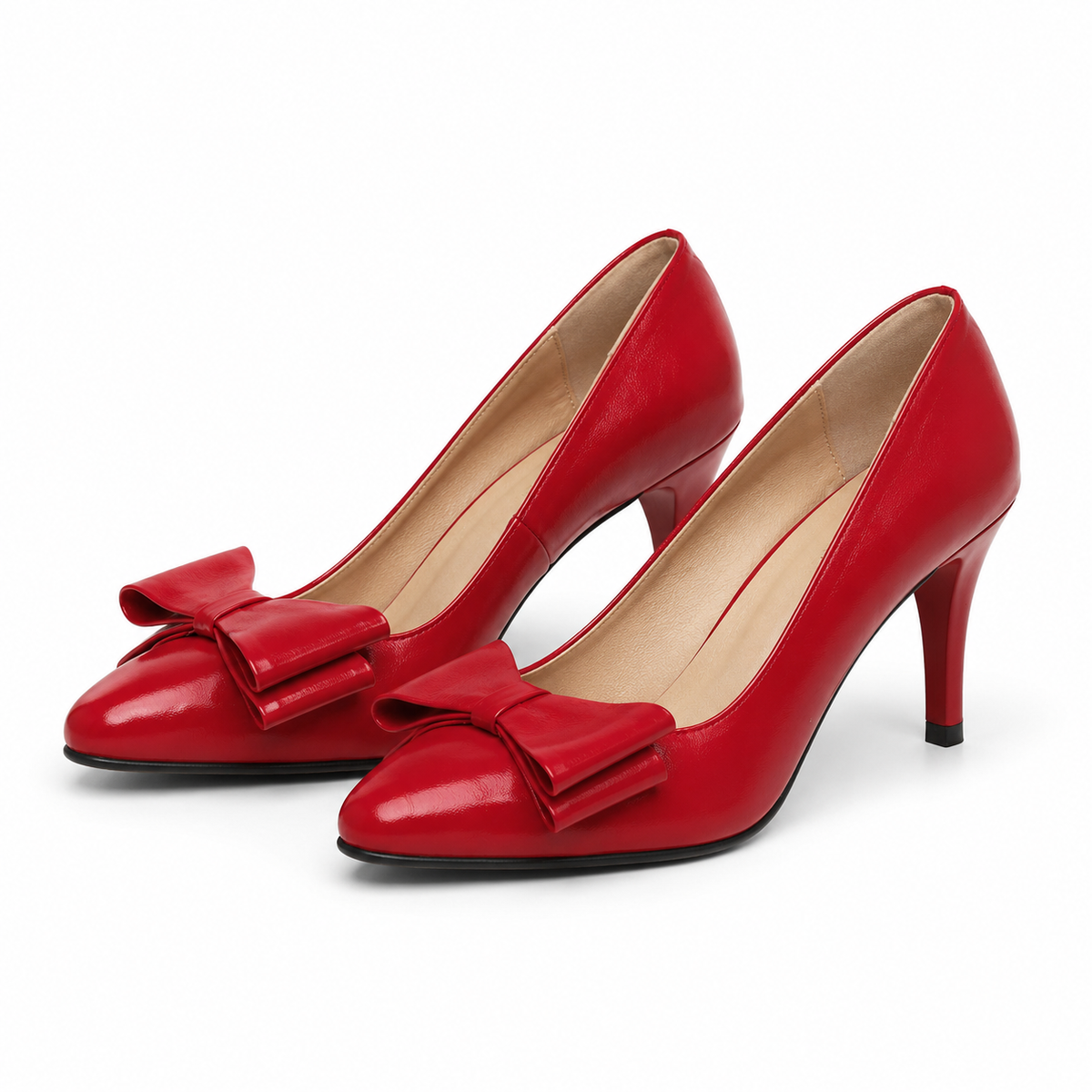 PANTOFI ELEGANTI DAMA ANTONIO 25216 ROSII INCHIS