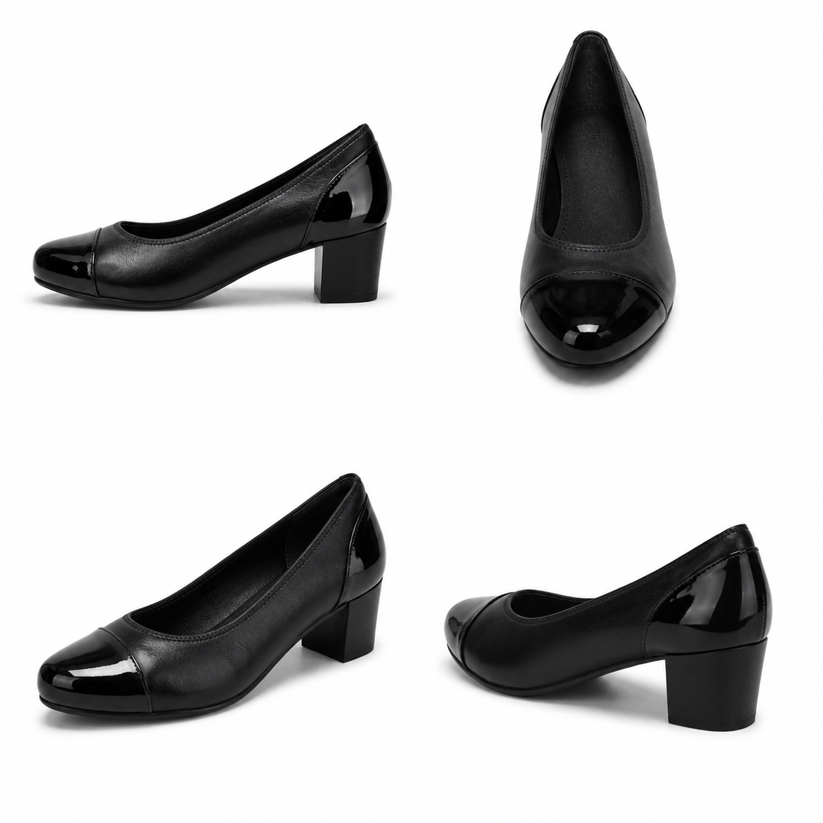 PANTOFI ELEGANTI DAMA CAPRICE 22302-45 NEGRI CU LAC