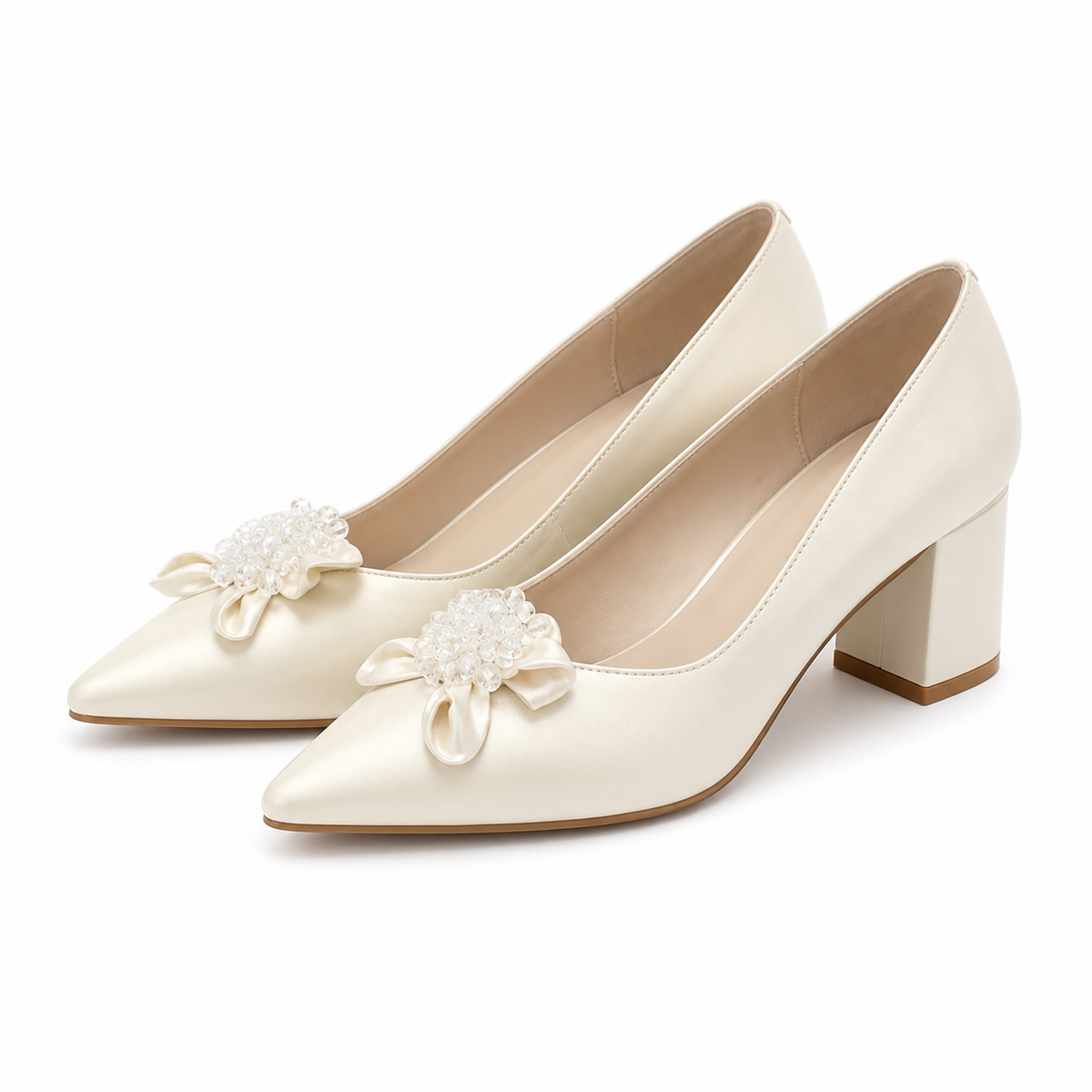 PANTOFI ELEGANTI DAMA EPICA 60063A 52-N CREM (APRICOT PEARL)