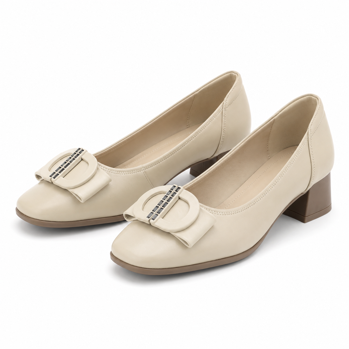 PANTOFI ELEGANTI DAMA FORMAZIONE 21125 CREM