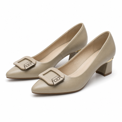 PANTOFI ELEGANTI DAMA FORMAZIONE 855-11 KHAKI (BEJ)