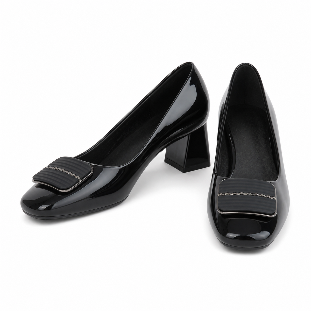 PANTOFI ELEGANTI DAMA FORMAZIONE TP2377-6 NEGRU LAC