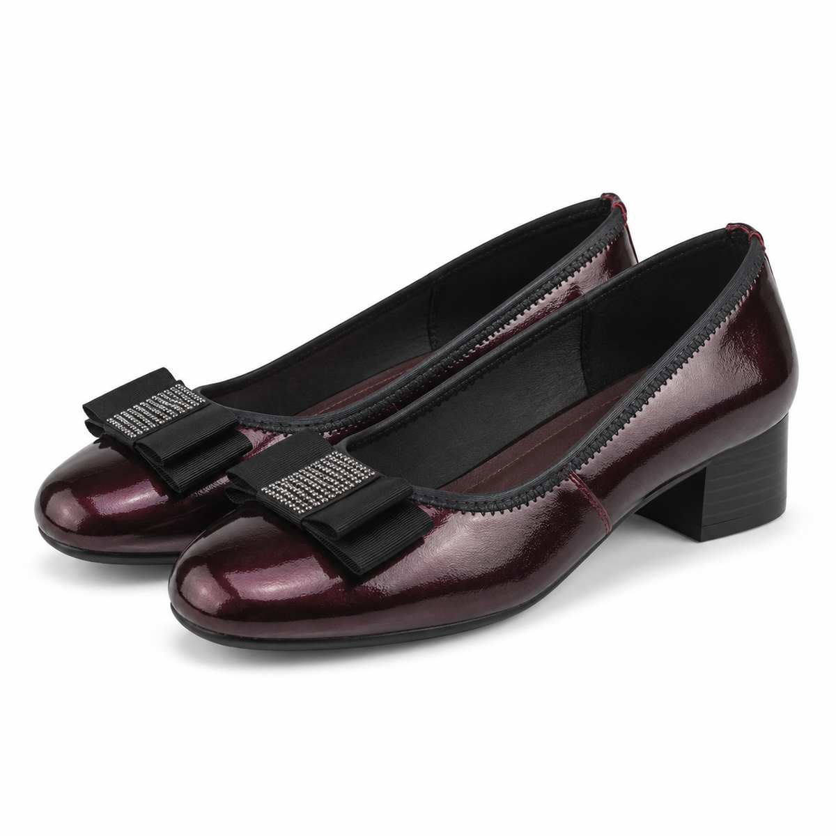 PANTOFI ELEGANTI DAMA KARISMA 50053B 23-L BORDO LAC