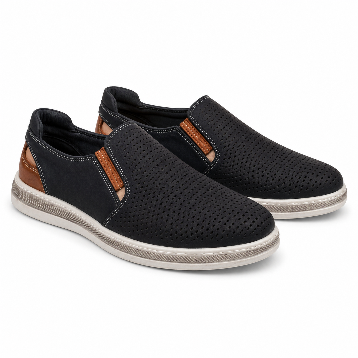 PANTOFI PERFORATI BARBATI BIO FLEX 411 BLEUMARIN