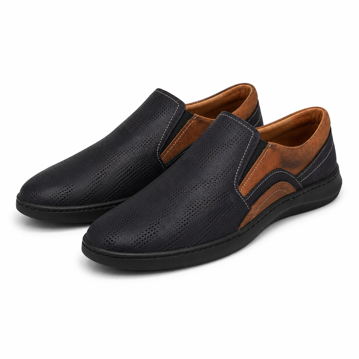 PANTOFI PERFORATI BARBATI DOGATI 555 BLEUMARIN