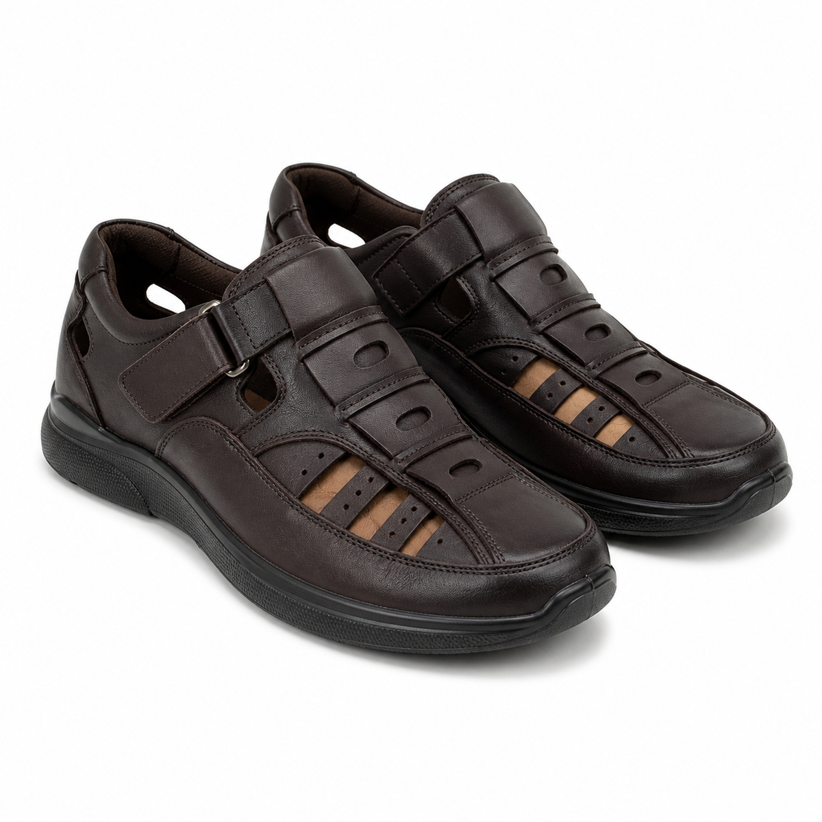PANTOFI PERFORATI BARBATI MELS 232704 MARO INCHIS