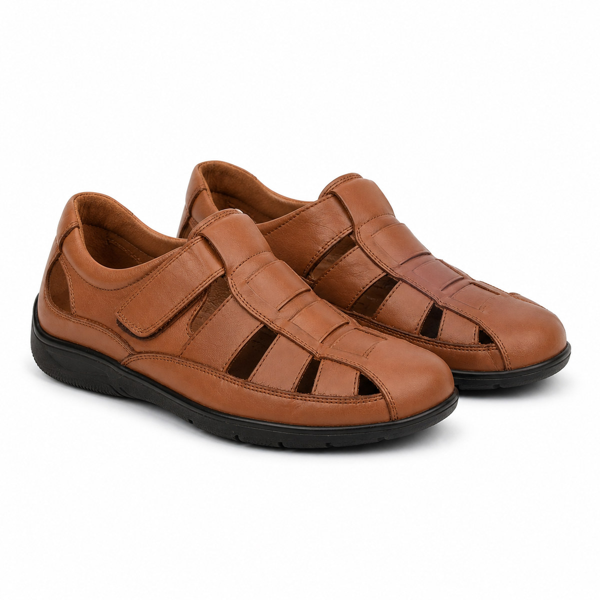 Pantofi Perforati Bărbați Otter OTA-18 02-N Maro Tobacco - Piele Naturală