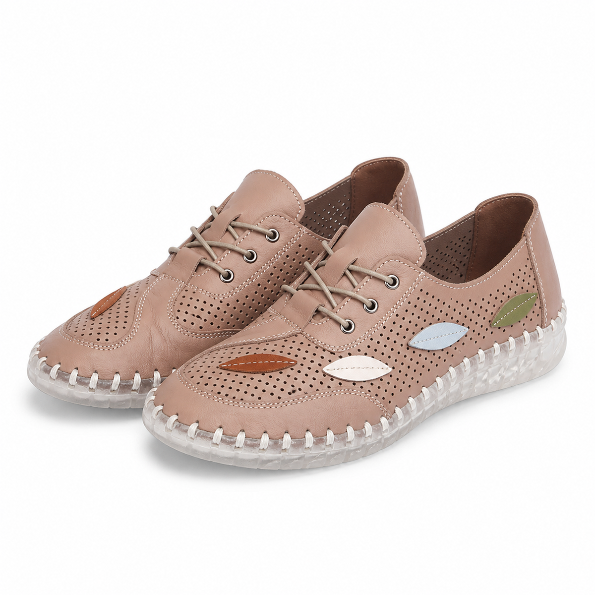 PANTOFI PERFORATI DAMA BIO FLEX ST-622 GREJ